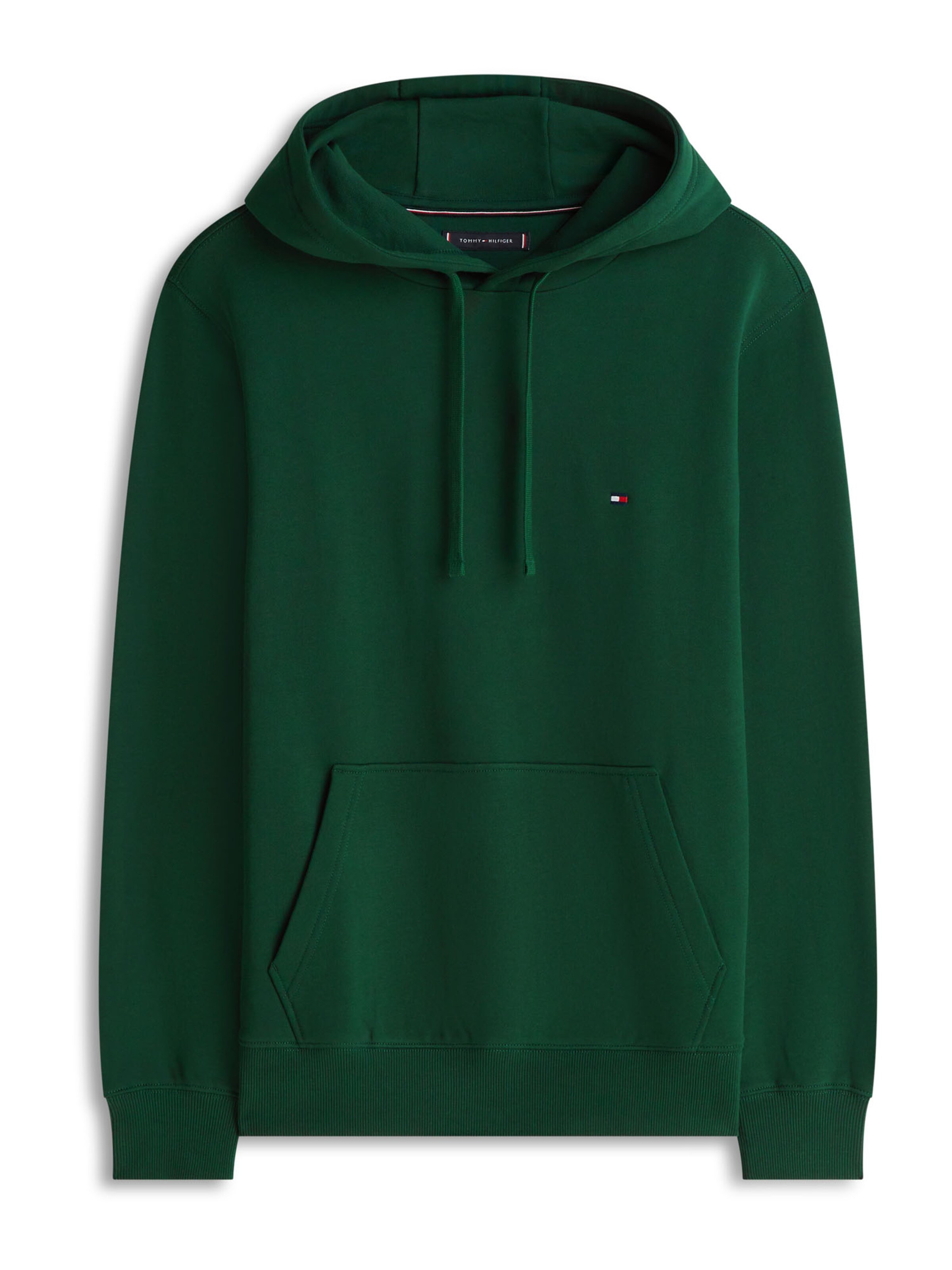 žalia TOMMY HILFIGER Megztinis be užsegimo 'ESSENTIAL': priekis
