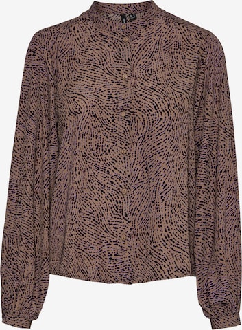 VERO MODA Blouse 'Bea' in Bruin: voorkant