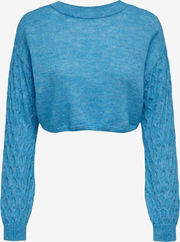 Pull-over 'TIRONA' ONLY en bleu : devant