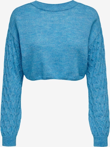 ONLY Sweter 'TIRONA' w kolorze niebieski: przód