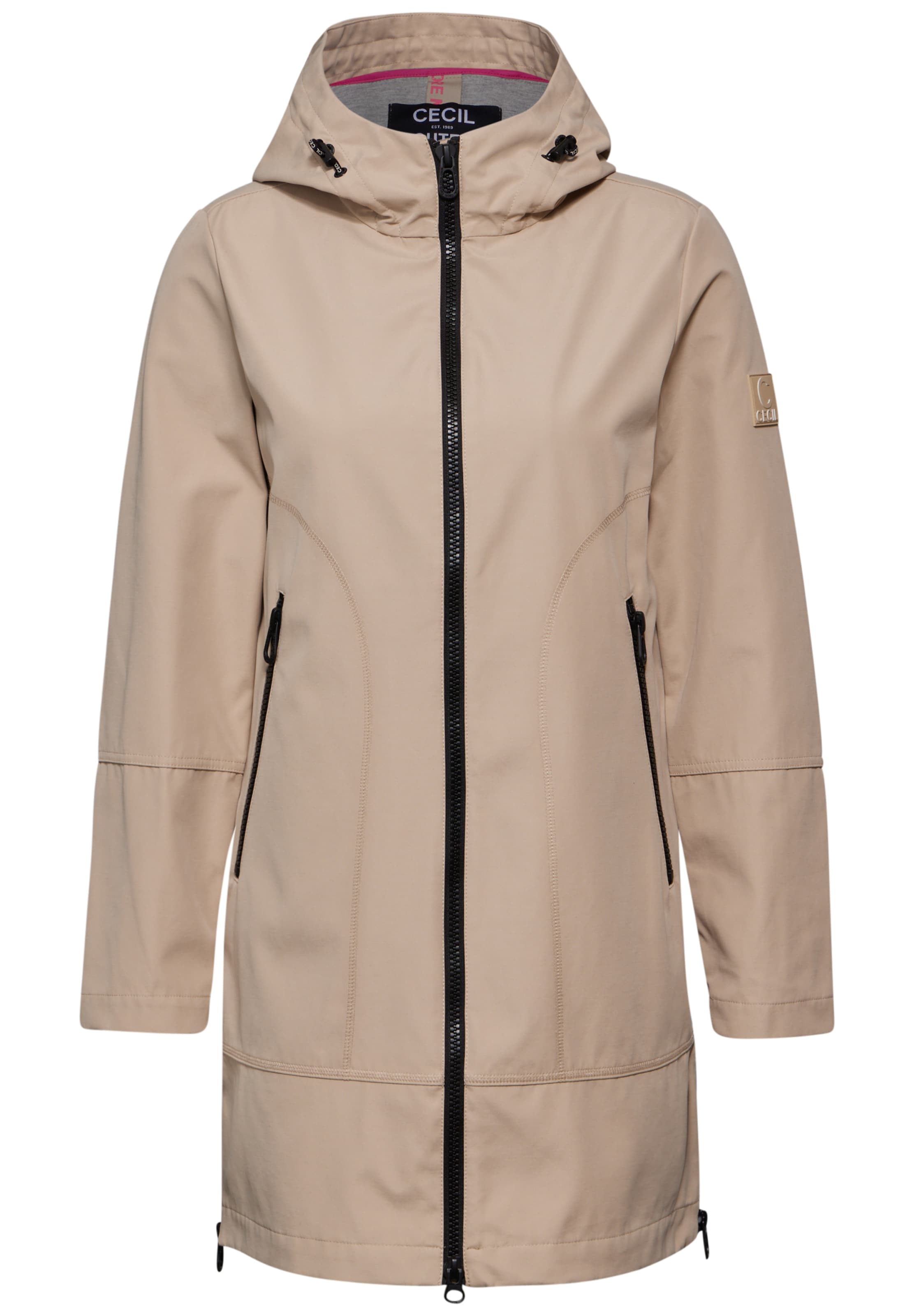 CECIL Übergangsmantel in Beige: Vorderseite