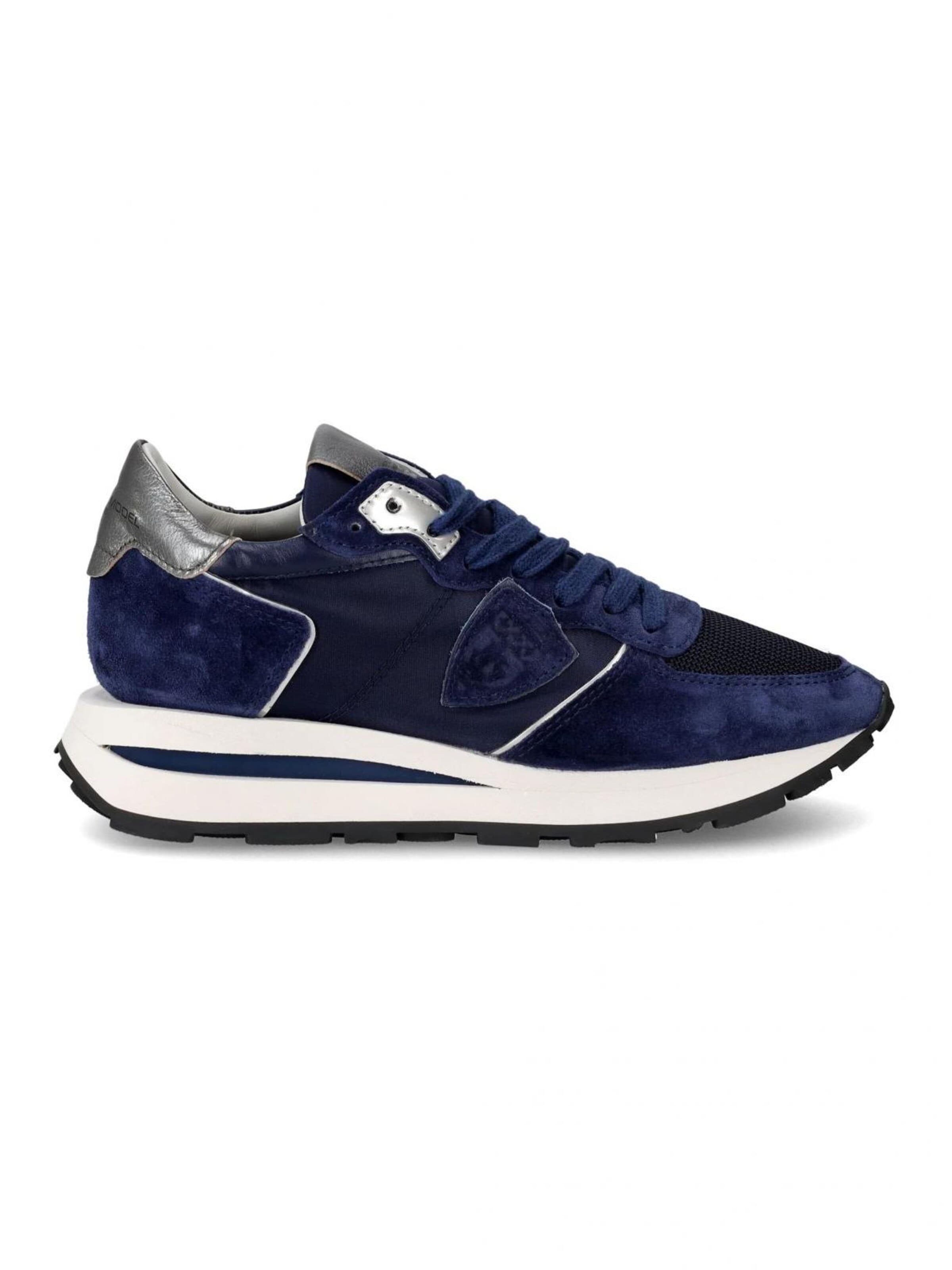 Philippe Model Platform trainers in Blue: front