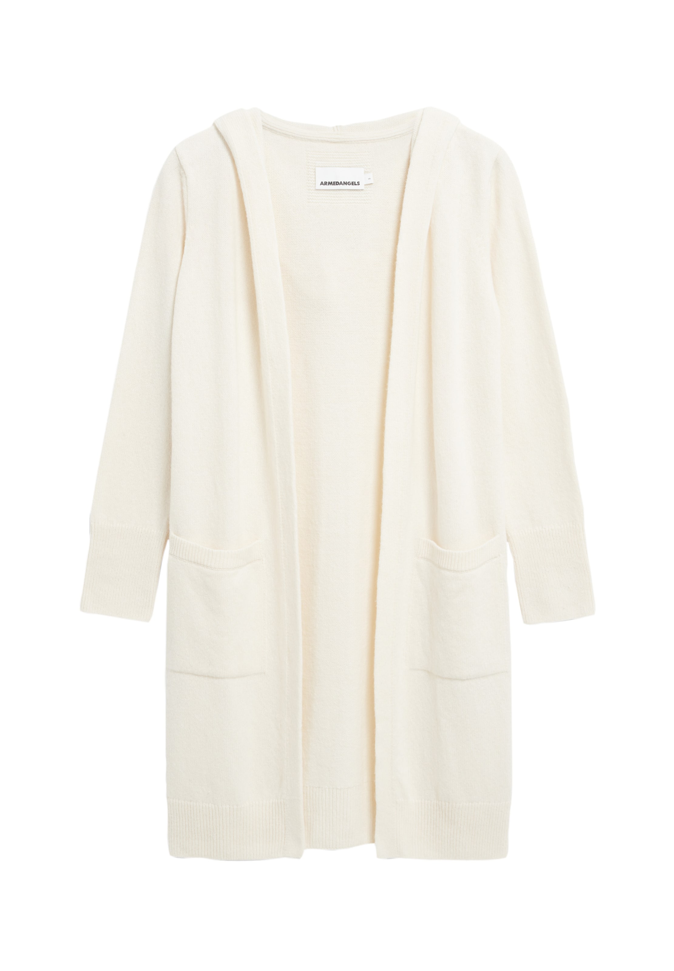 ARMEDANGELS Gebreid vest ' WANDAA ' in Beige: voorkant