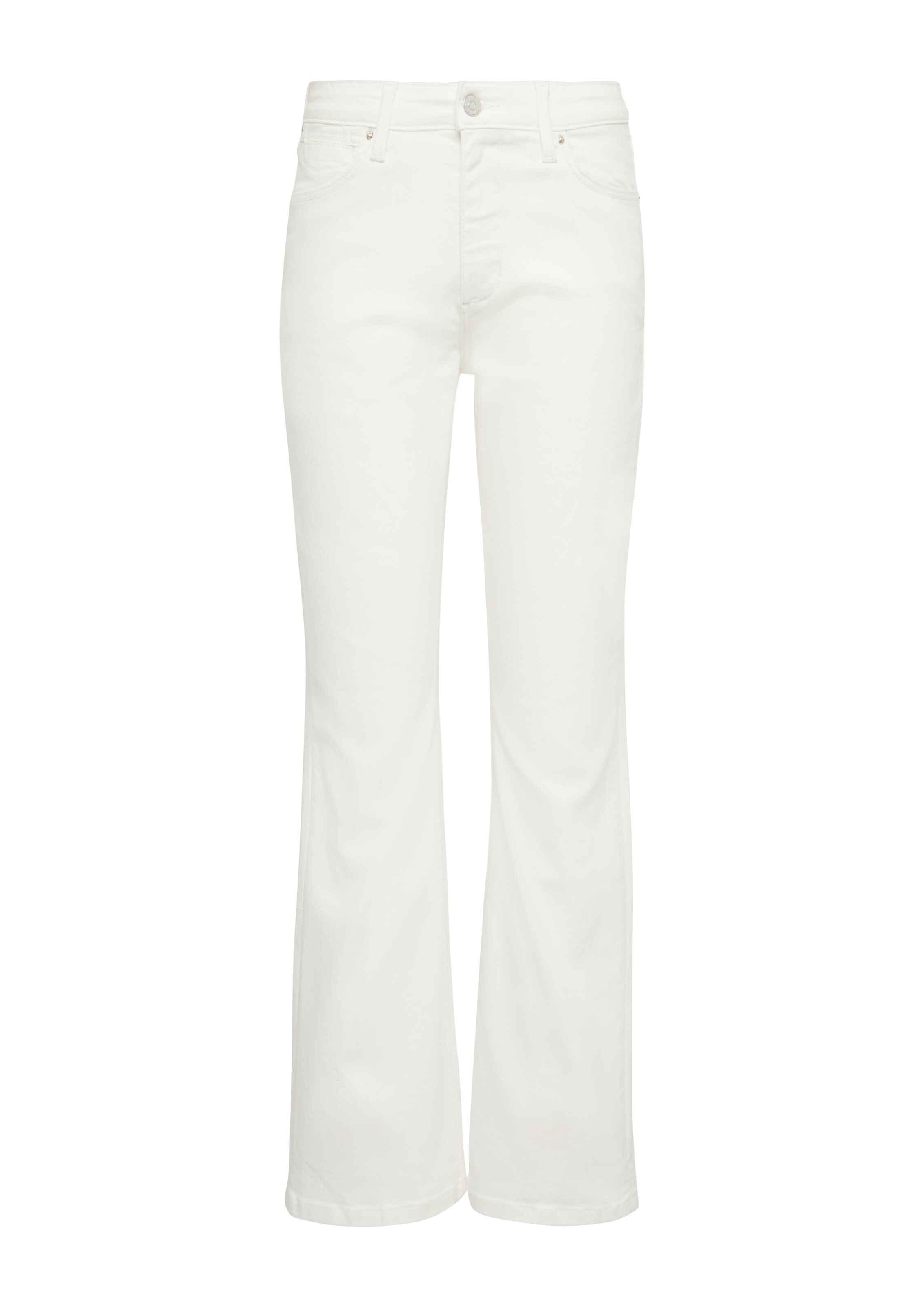 QS Slimfit Jeans 'Reena' in Beige: Vorderseite
