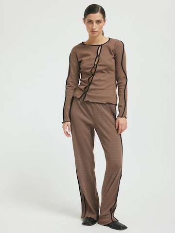 Camicia da donna 'Ciara' di Résumé in marrone