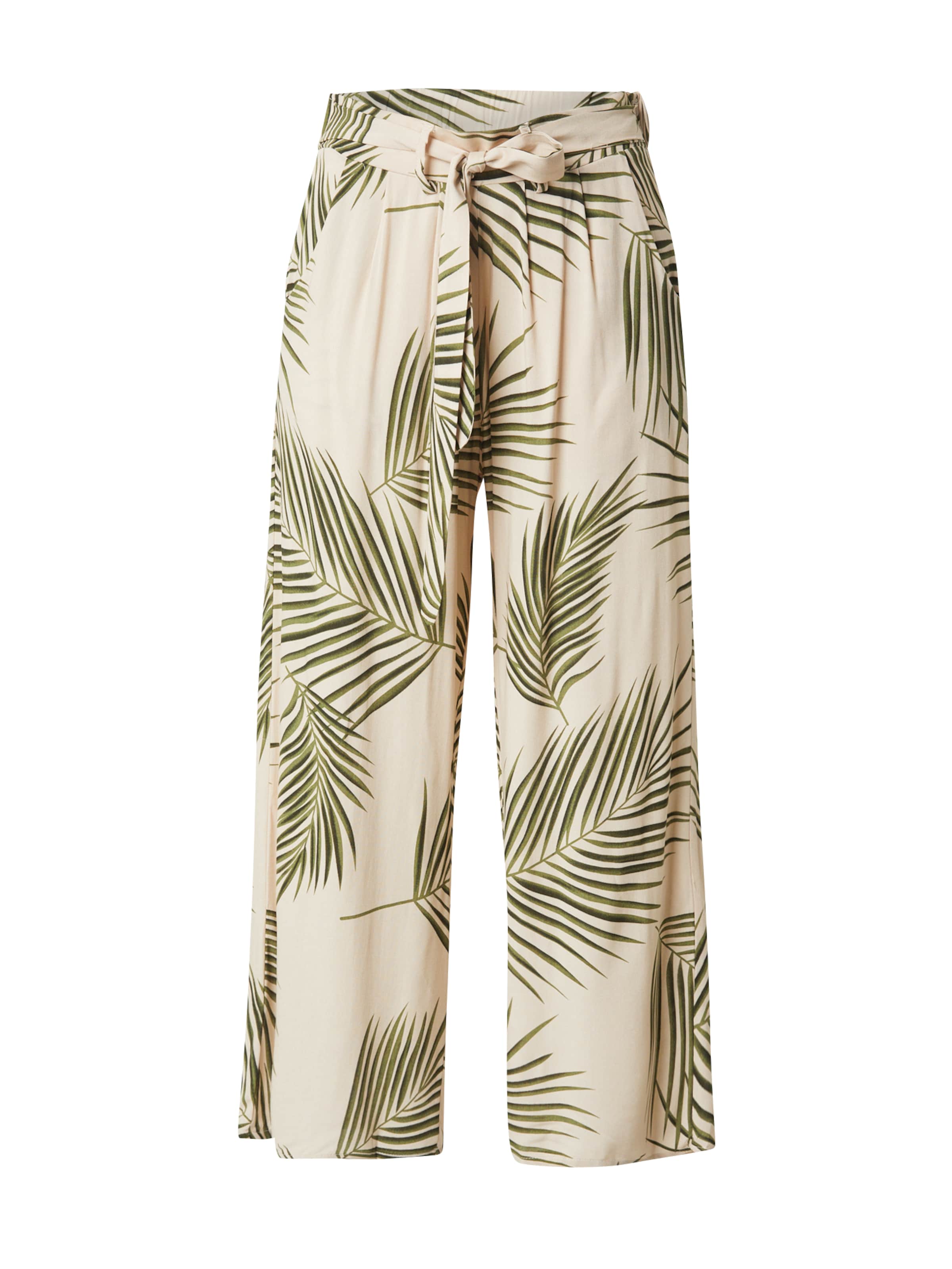 Hailys Bukser med lægfolder 'Ci44ra' i hvid: forside