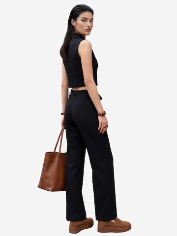 Pantalons de tailleur My fashion en noir
