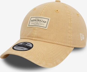 NEW ERA Cap '9twenty' in Beige: front