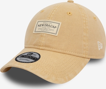 NEW ERA Cap '9twenty' in Beige: front