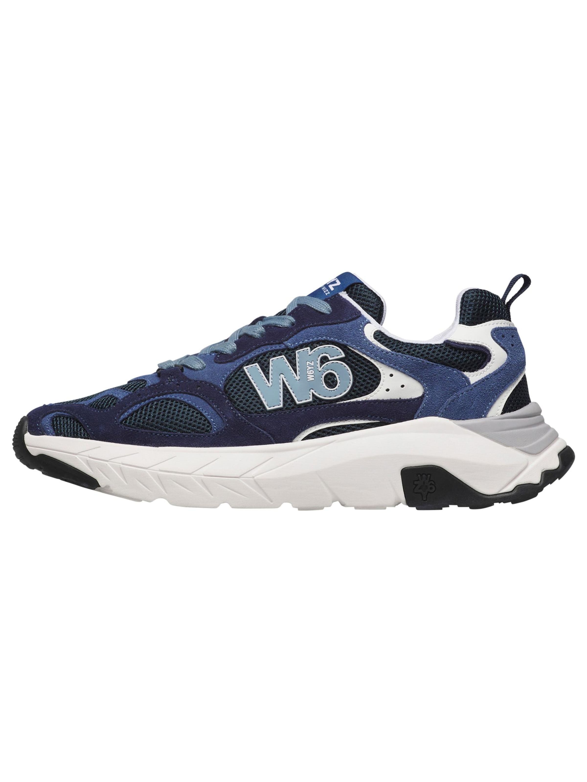 W6YZ Platform trainers 'MARK' in Blue: front