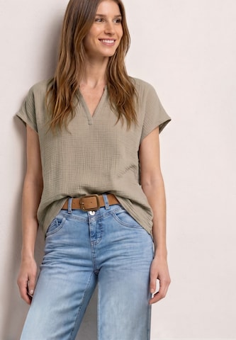 STREET ONE Bluse in Beige: Vorderseite