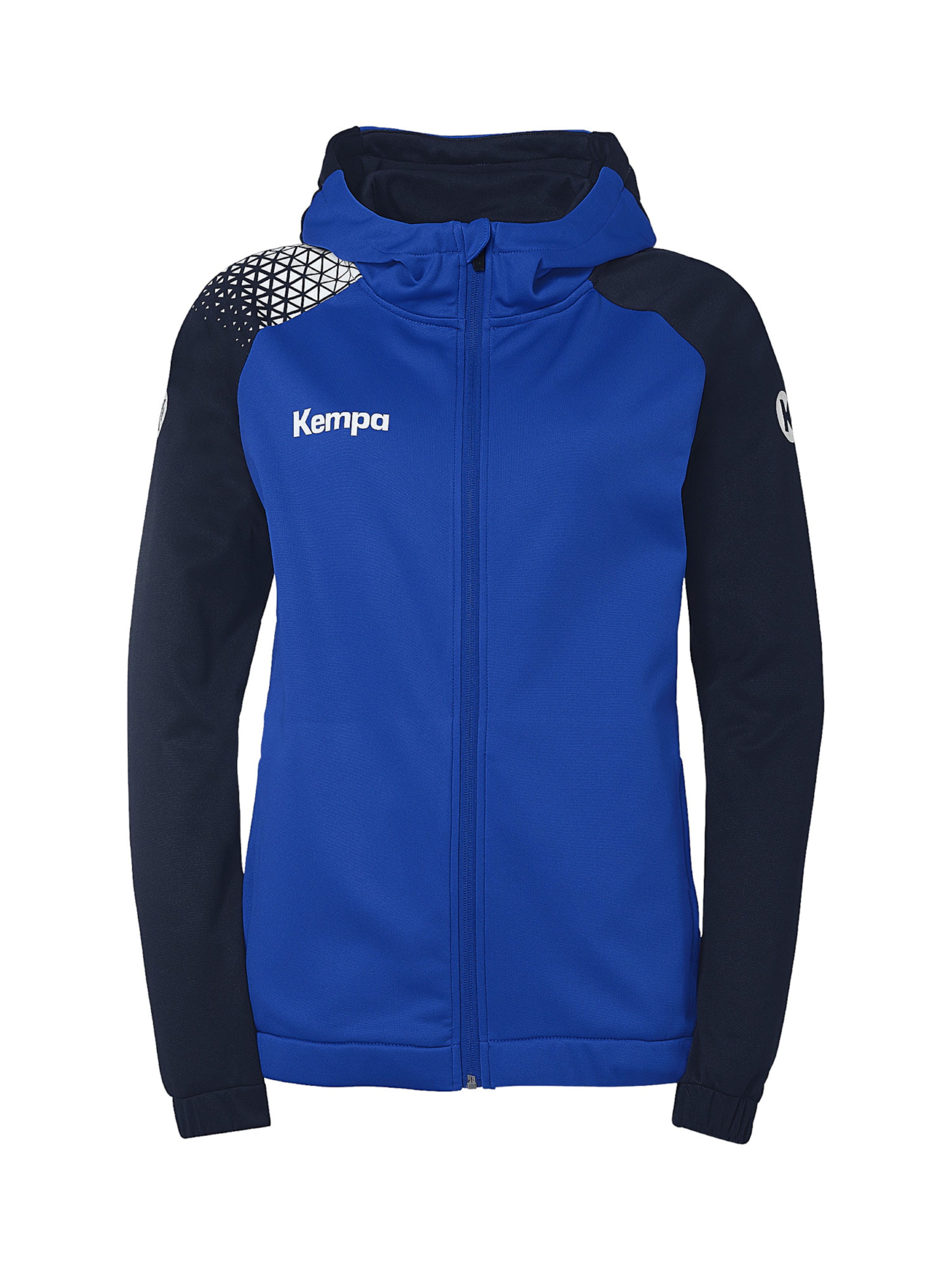 KEMPA Sportsweatjacke 'Ambition 28' in Blau: Vorderseite