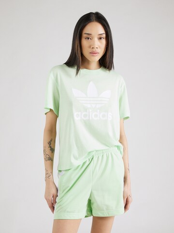 ADIDAS ORIGINALS Shirt in Green: front