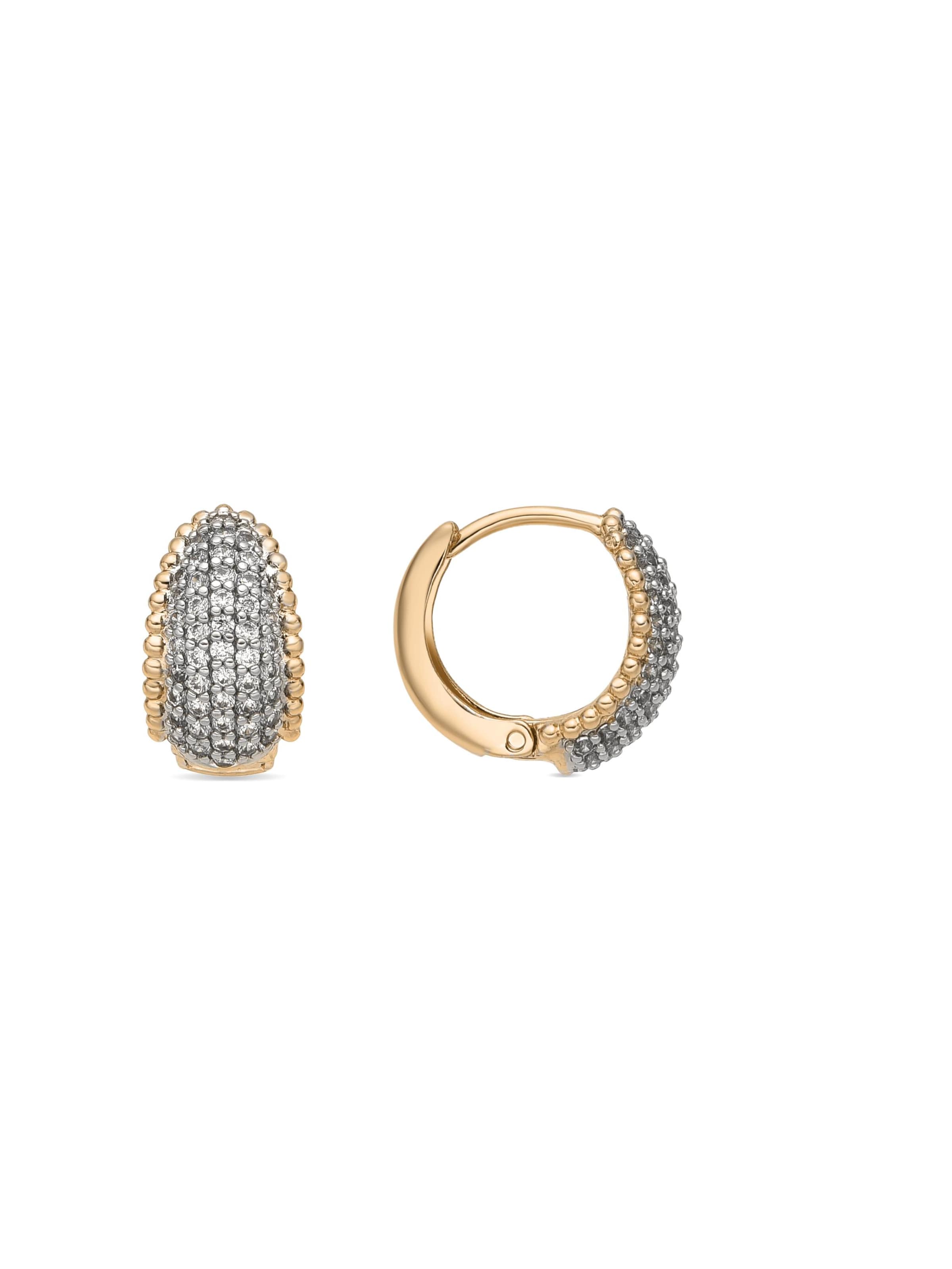 Luxenter Earrings 'Cinea' in Gold