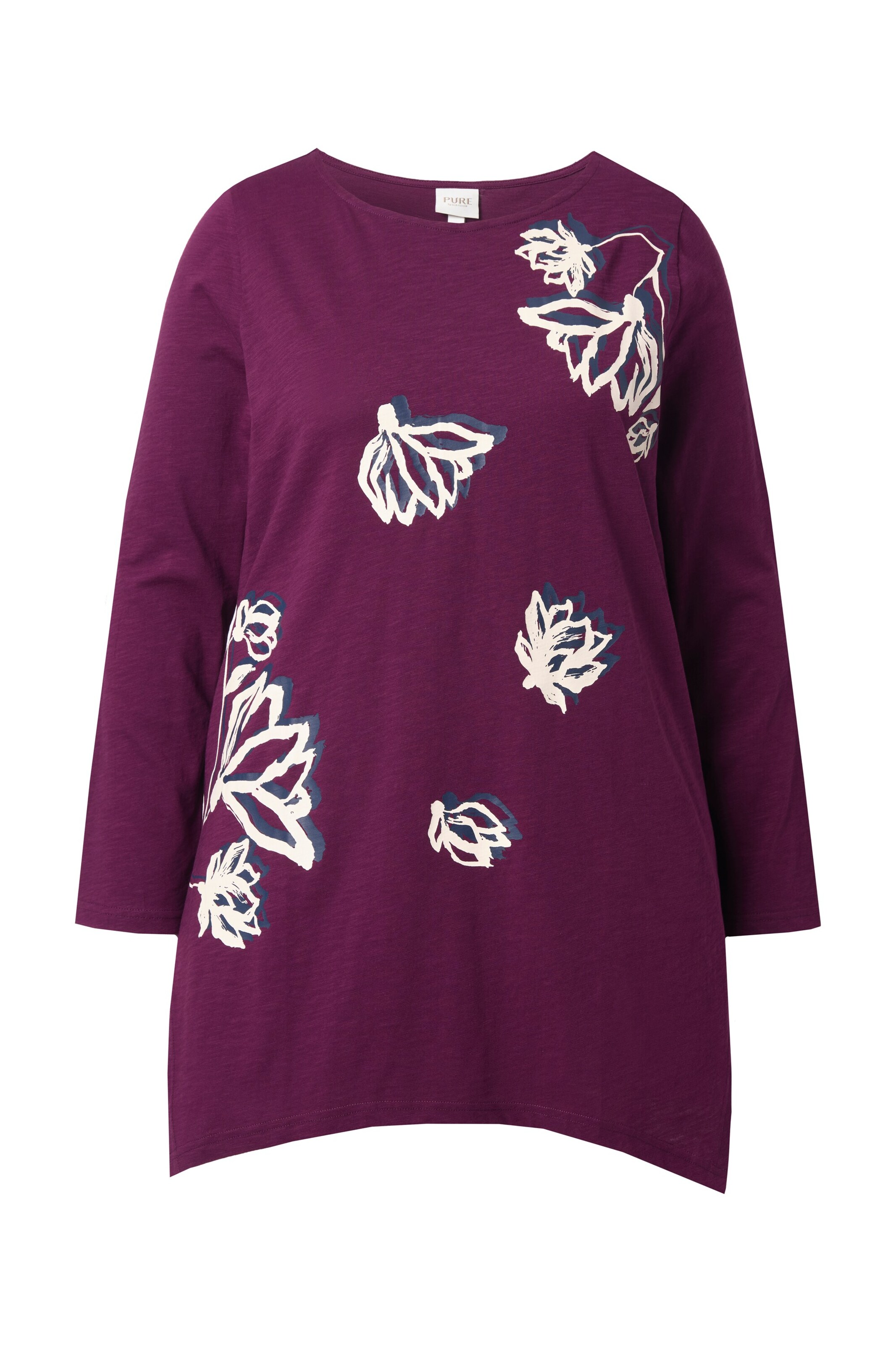 Ulla Popken Shirt in Lila: Vorderseite