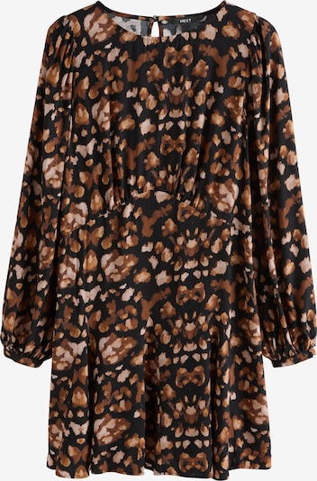 Suknelė iš Next, spalva – ruda / kapučino spalva / juoda, Prekių apžvalga