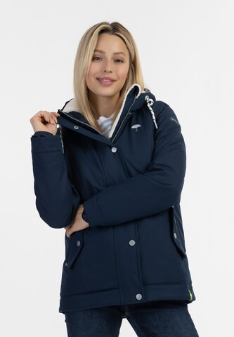 Schmuddelwedda Weatherproof jacket in Blue: front