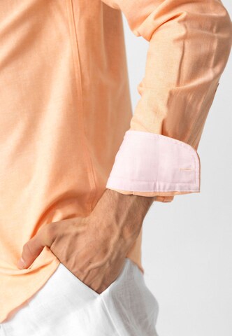 Dandalo Regular Fit Hemd in Orange