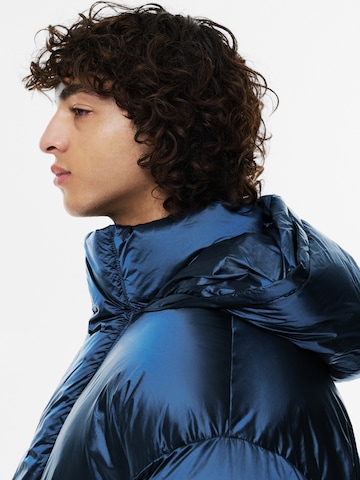 Pull&Bear Zimná bunda - Modrá