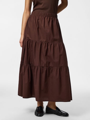 PIECES - Falda 'PCPAMILLA' en marrón
