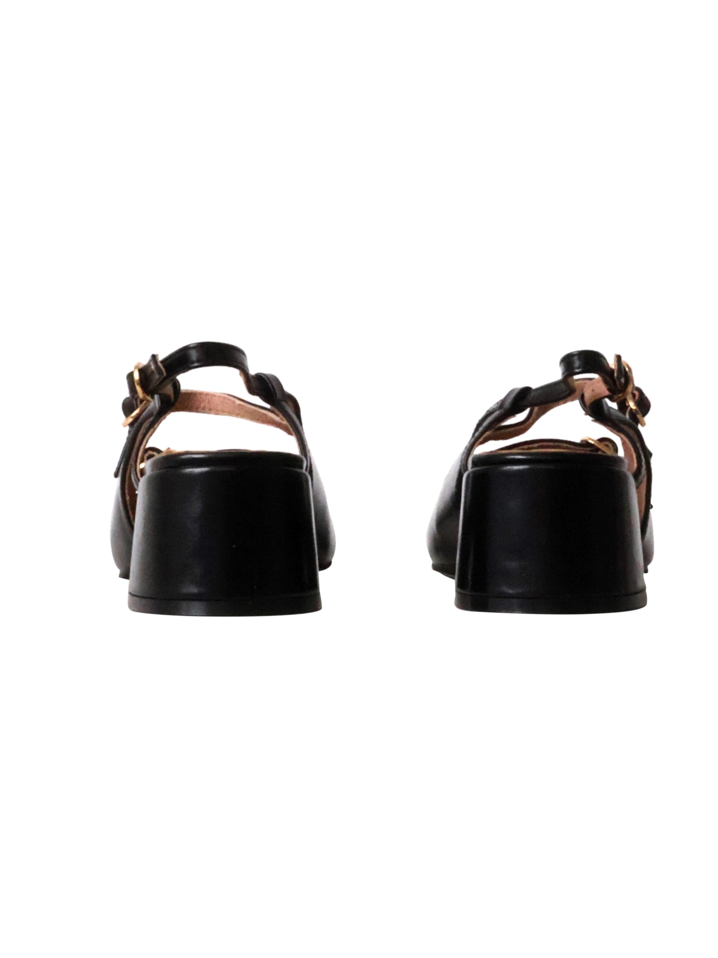 Décolleté 'Lederpumps mit Angeline-Absatz' di Emilie Karston in nero