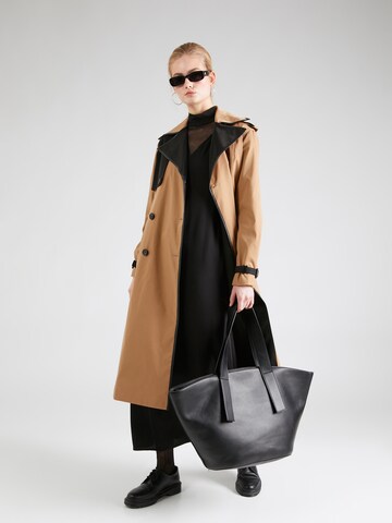 BOSS Between-seasons coat 'Caduca' in Beige