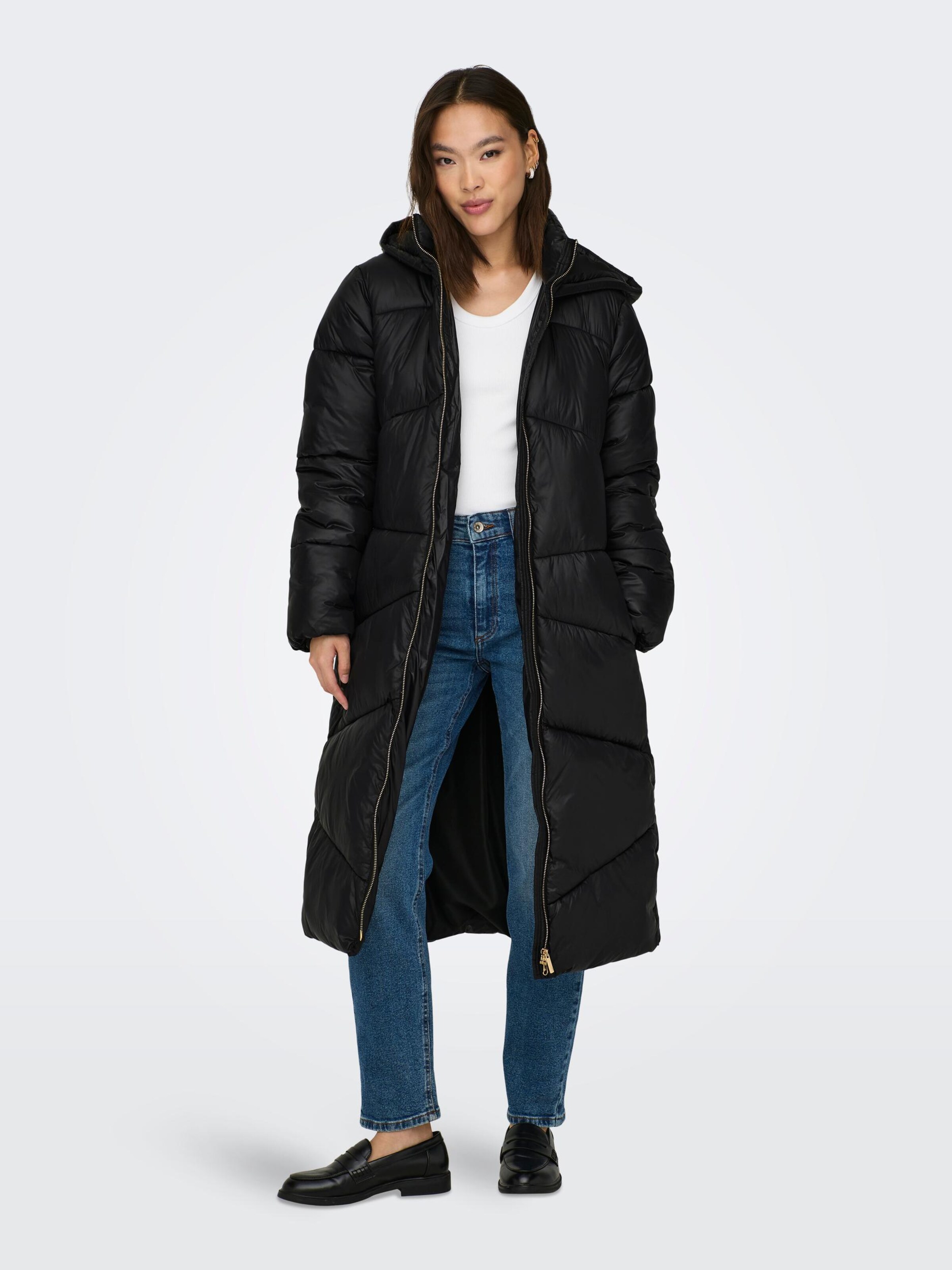 Hella down coat black sales