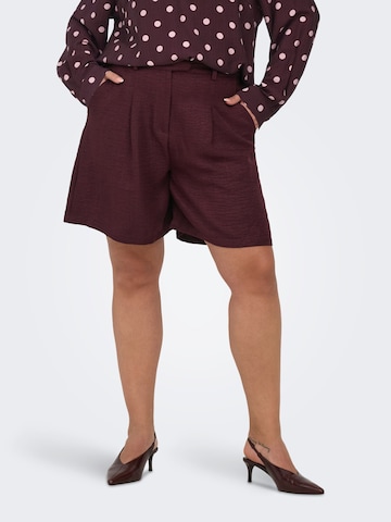 Loosefit Pantalon 'CARBay' ONLY Carmakoma en rouge : devant