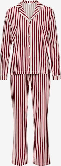 LASCANA Pidžama u crvena / boja vina / bijela, Pregled proizvoda