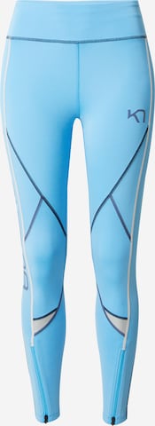 Skinny Pantalon de sport 'LOUISE' Kari Traa en bleu : devant