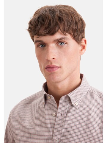 SEIDENSTICKER Slim fit Overhemd in Beige