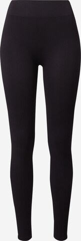 PIECES Skinny Leggings 'SANNY' in Black: front