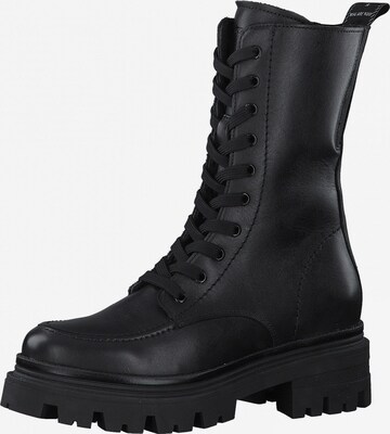 TAMARIS Lace-Up Ankle Boots in Black: front