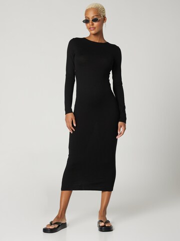 A LOT LESS Knit dress 'Caroline' in Black: front