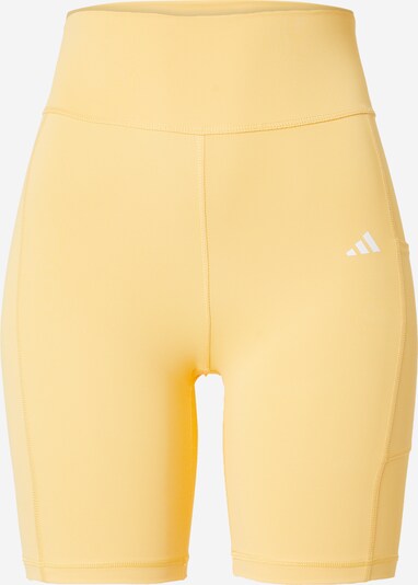 ADIDAS PERFORMANCE Спортен панталон 'Optime' в жълто / мръсно бяло, Преглед на продукта