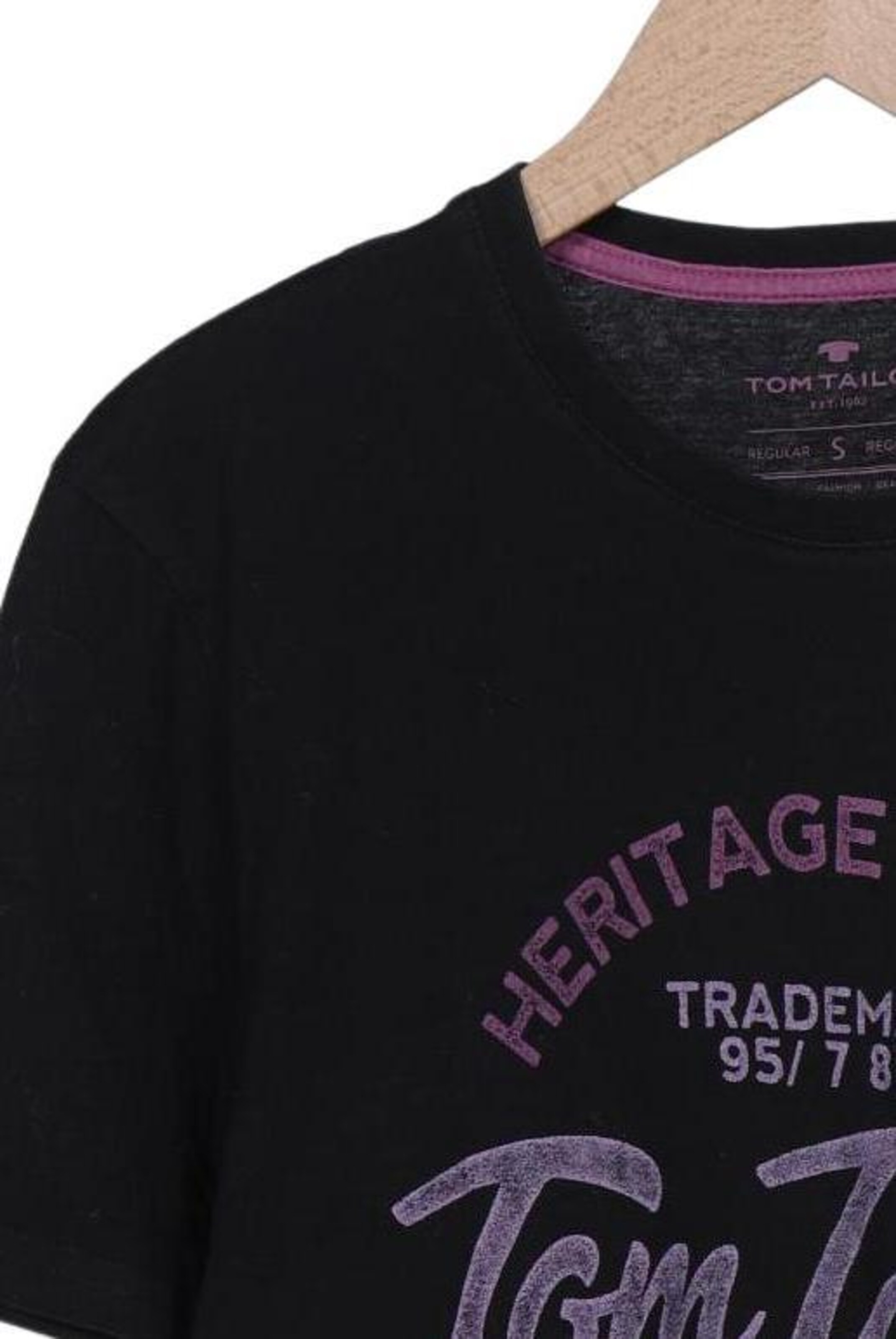 TOM TAILOR DENIM T-Shirt S in Schwarz