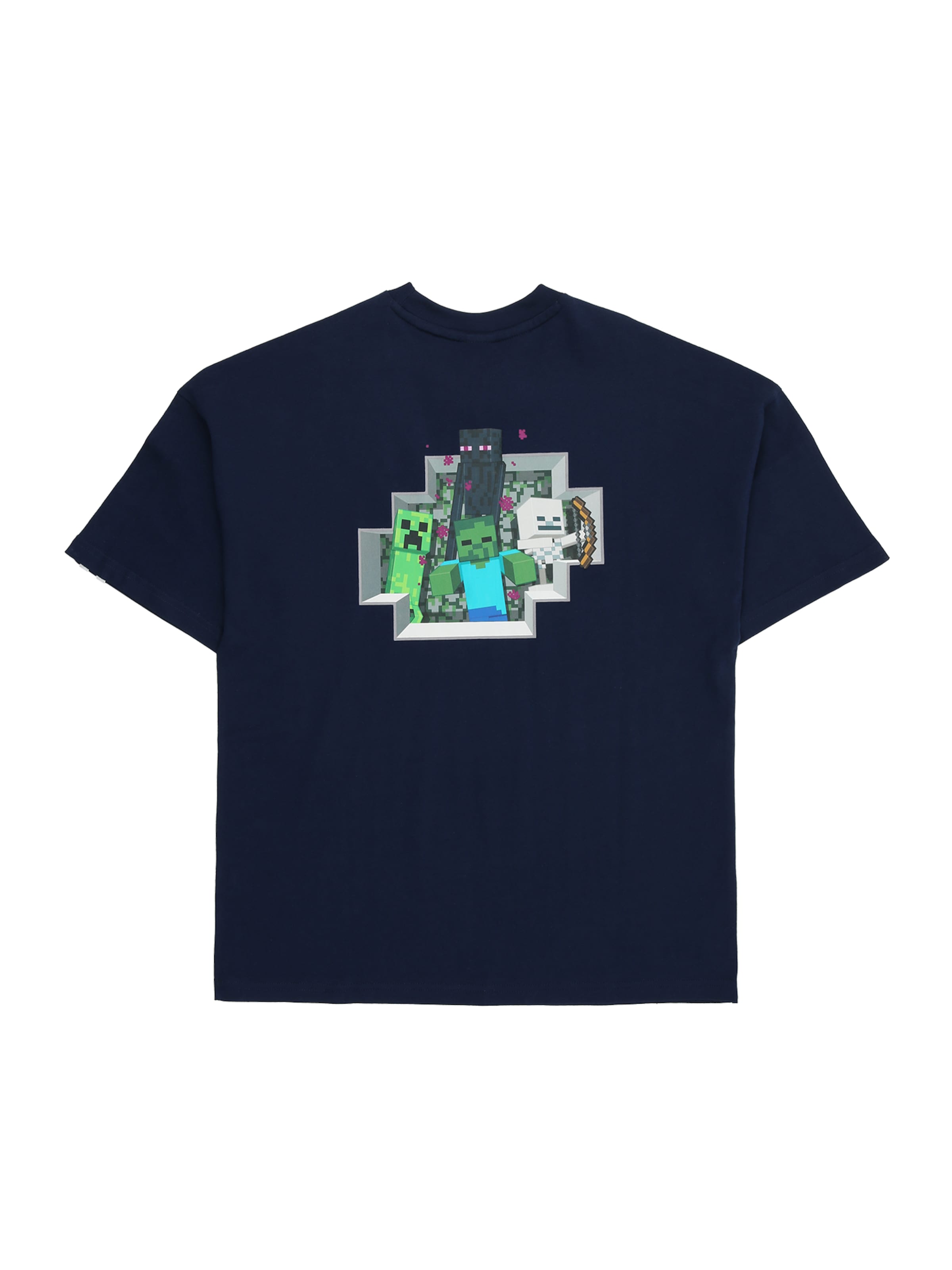 ADIDAS ORIGINALS Shirt 'X Minecraft Graphic Tee' in Blue