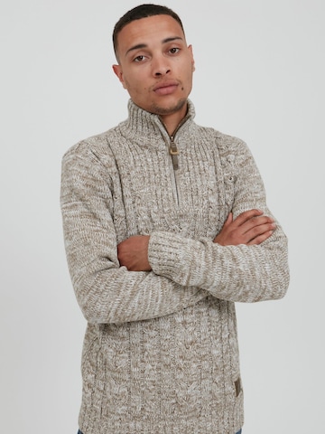 !Solid Strickpullover 'Pankraz' in Beige