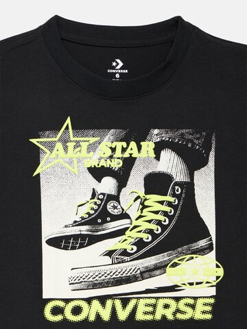 CONVERSE - Camiseta 'PHOTO REAL CNV SNKR' en negro