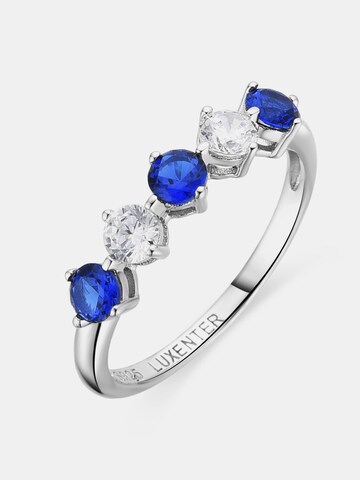 Bague 'Alneth' Luxenter en bleu : devant