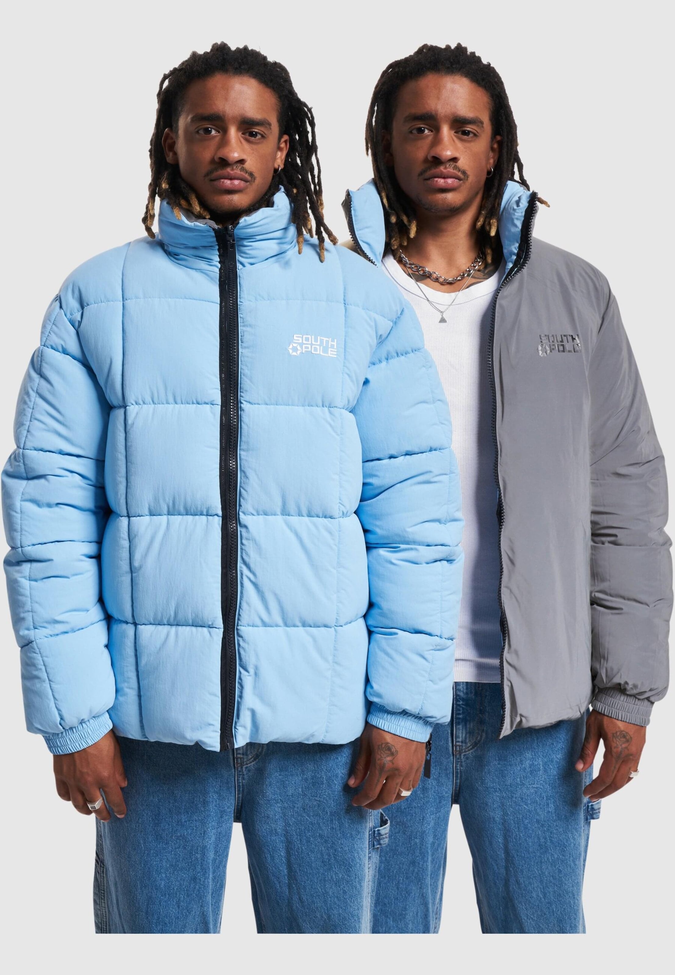 SOUTHPOLE Winter jacket Bubble North South 1.0 in Light Blue