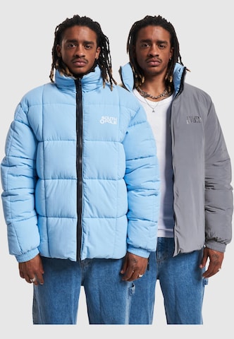 SOUTHPOLE Winterjas 'Bubble North-South 1.0' in Blauw: voorkant