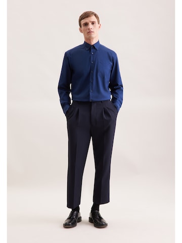 Coupe regular Chemise business SEIDENSTICKER en bleu