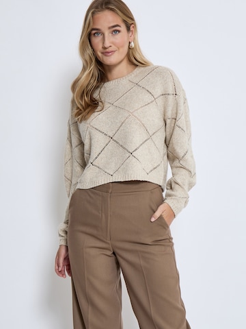 Pull-over 'Shelby' DESIRES en beige : devant