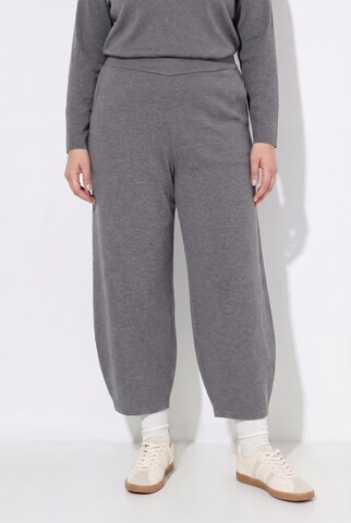 Ulla Popken Loose fit Trousers 'Schlupfhose' in Grey