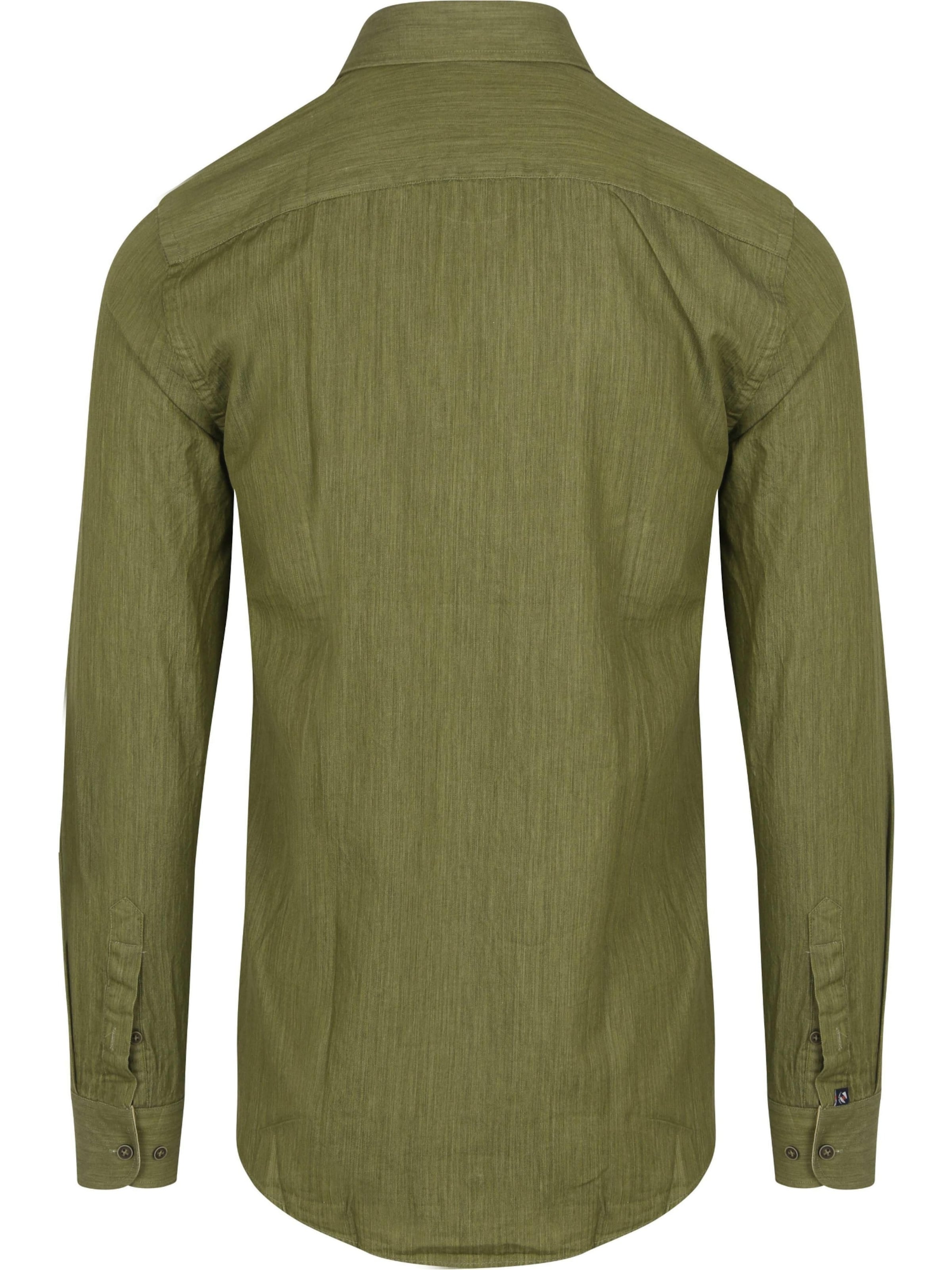 Coupe slim Chemise Suitable en vert