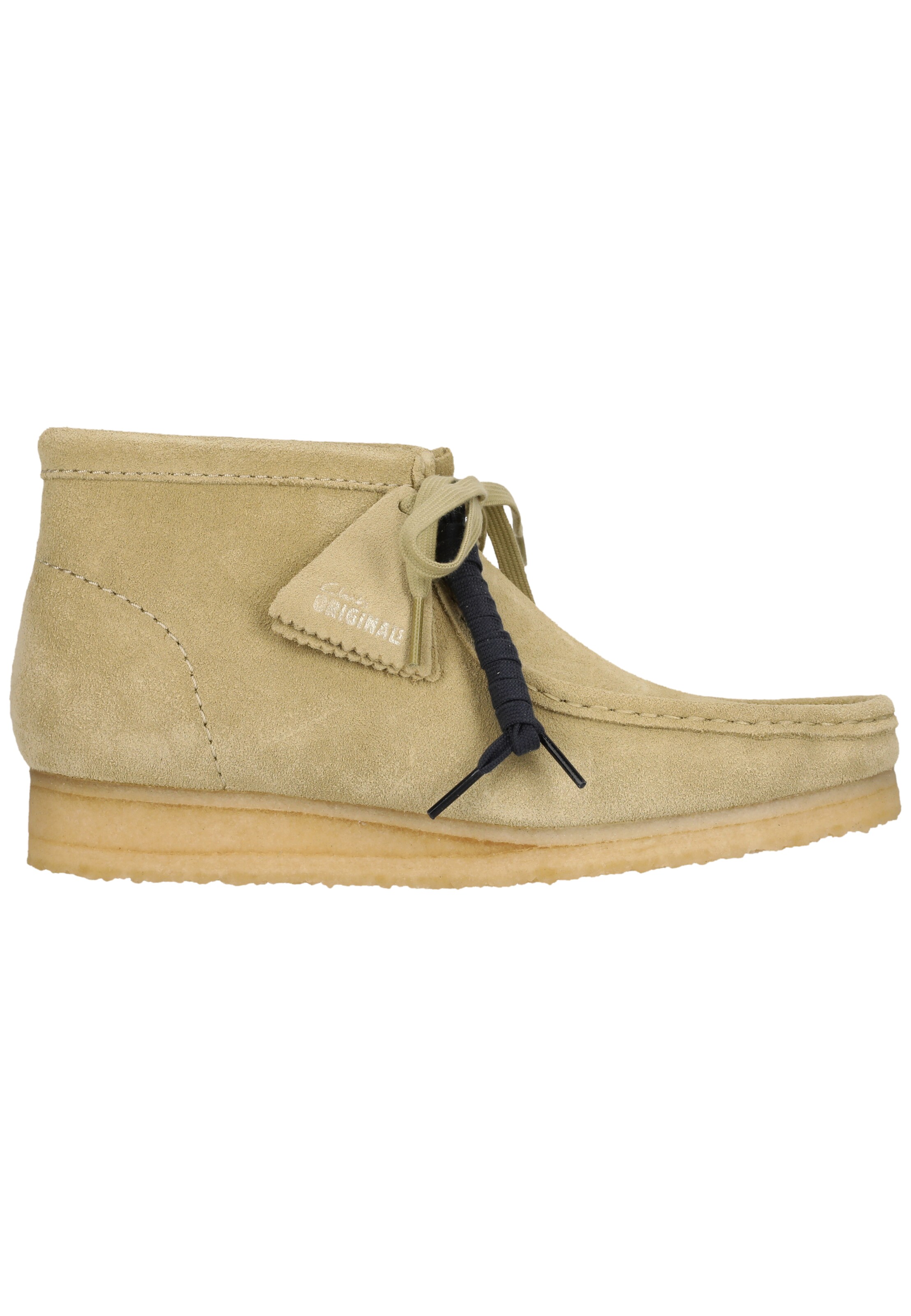 CLARKS Schnürschuhe 'Wallabee Boot' in Beige