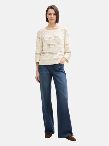 TOM TAILOR Sweater in Beige