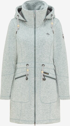 Schmuddelwedda Manteau mi-saison en vert chiné, Vue avec produit