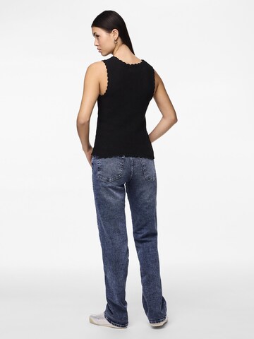 PIECES Gebreide top in Zwart